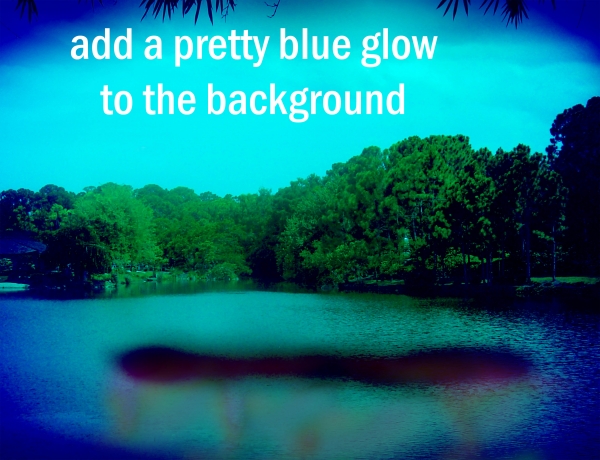 Creation of Chinese Junk in the Blue Light: Step 6